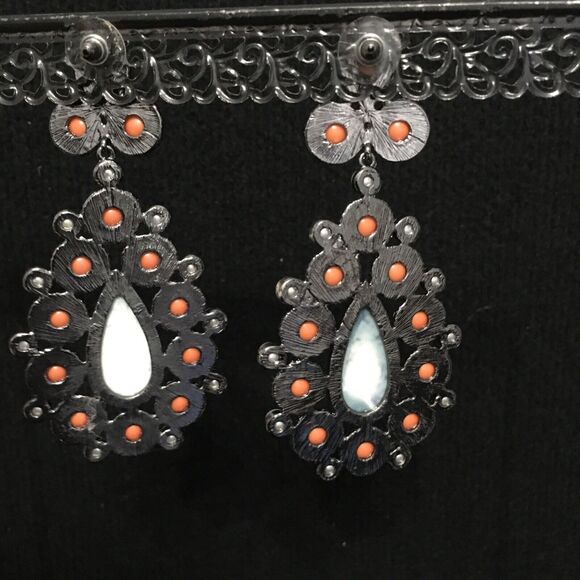 Turquoise Ehtiopian Opal‎ Gemstone Dangle Earring Jewelry - Picture 3 of 6